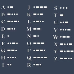 Personalized Custom Morse Code Bar Necklace For Men