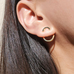 Minimalist Geometric Ear Jackets Earrings