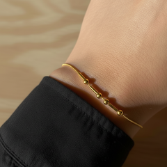 Personalized Morse Code Hidden Name Bracelet