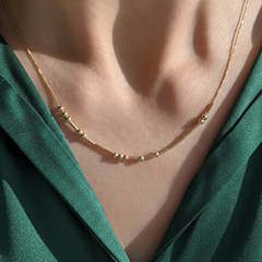 Personalized Morse Code- Hidden Name Necklace