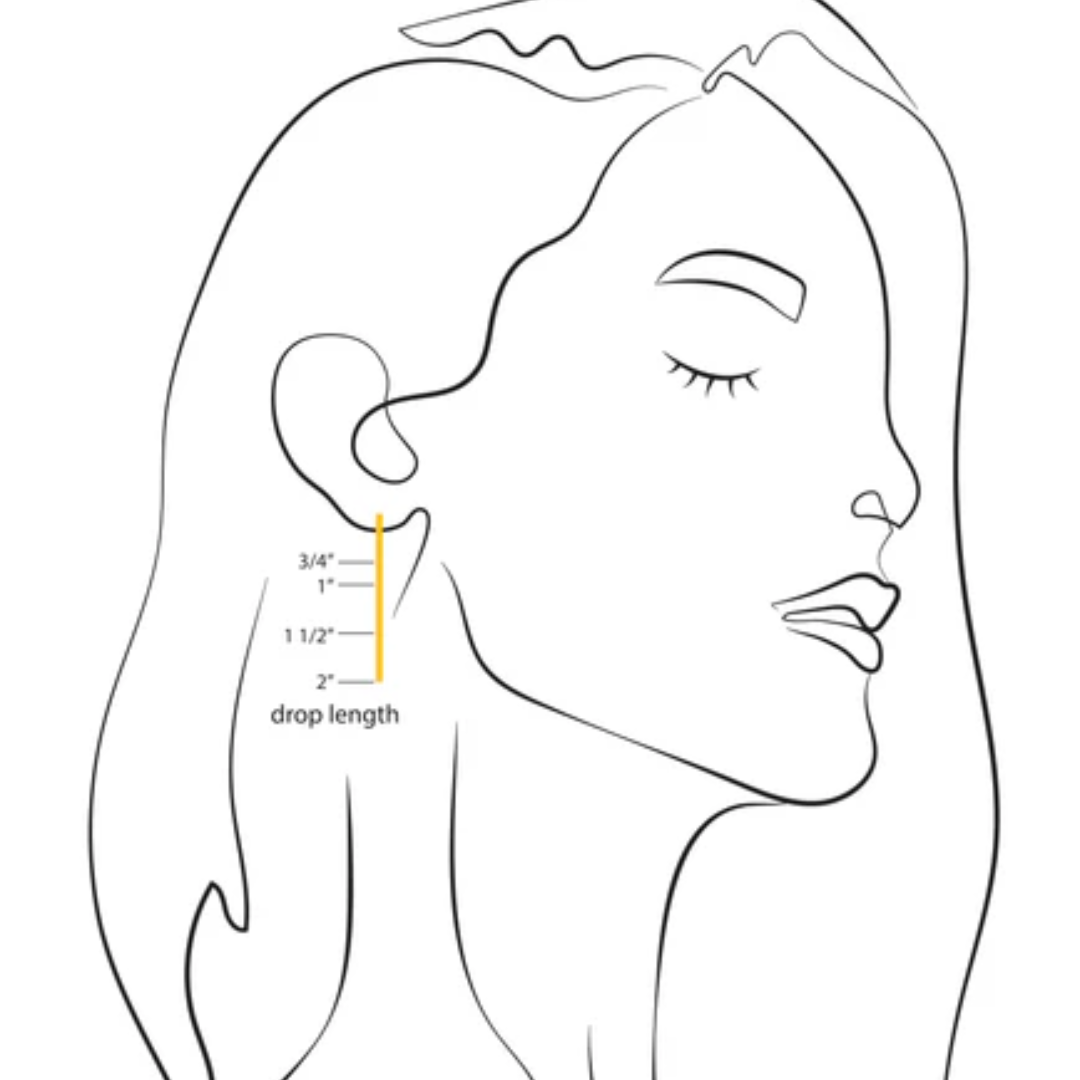 How To Measure Drop Earring Size