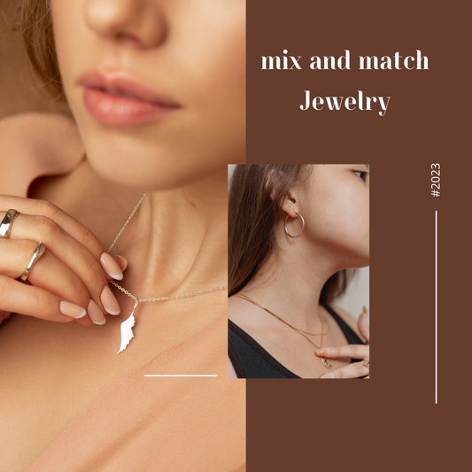 How to mix and match jewelry pieces for a cohesive look?