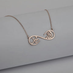 Allah & Mohammed Infinity Necklace