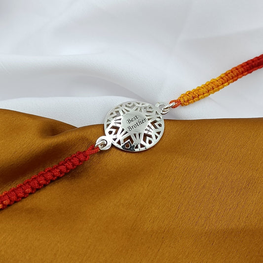 Best Brother Name Engraved Rakhi For Bhai