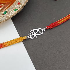 Bro Sterling Silver Rakhi For Brother