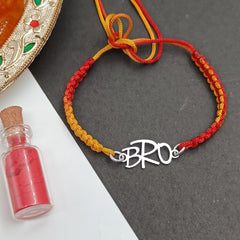 Bro Sterling Silver Rakhi For Brother