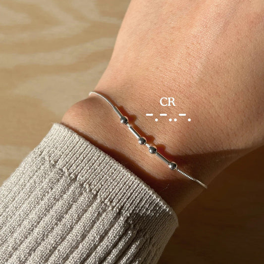 Custom Morse Code Bracelet