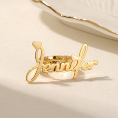 Custom Name Ring For Women