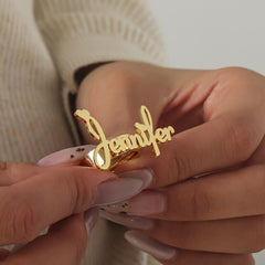 Custom Name Ring For Women