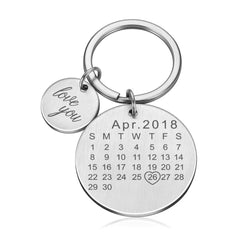 Custom Calendar Keychain