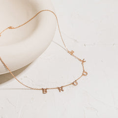 Custom Letters Name Necklace