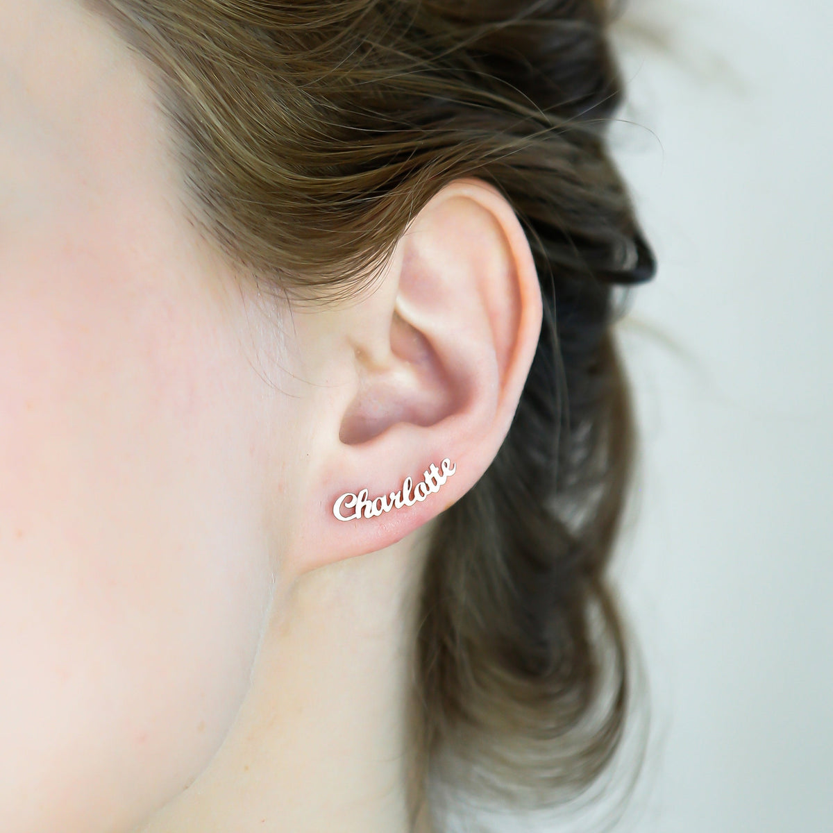 Custom London Name Earrings