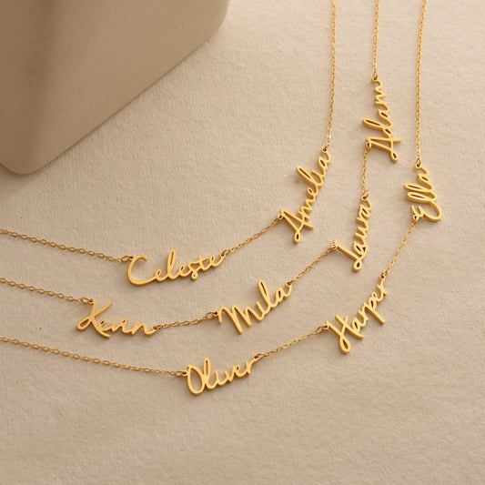 Custom Nella Multiple Name Necklace