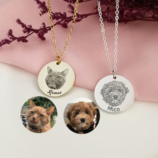 Custom Pet Photo Necklace