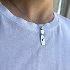 Custom Personalized Eye Necklace