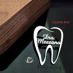 Customizable Cute Tooth-Shaped Brooch For Dentists