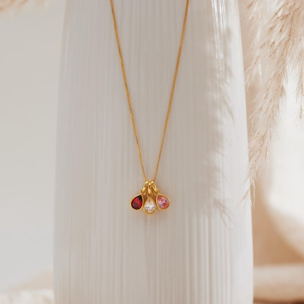Customized Birthstone Necklace 1