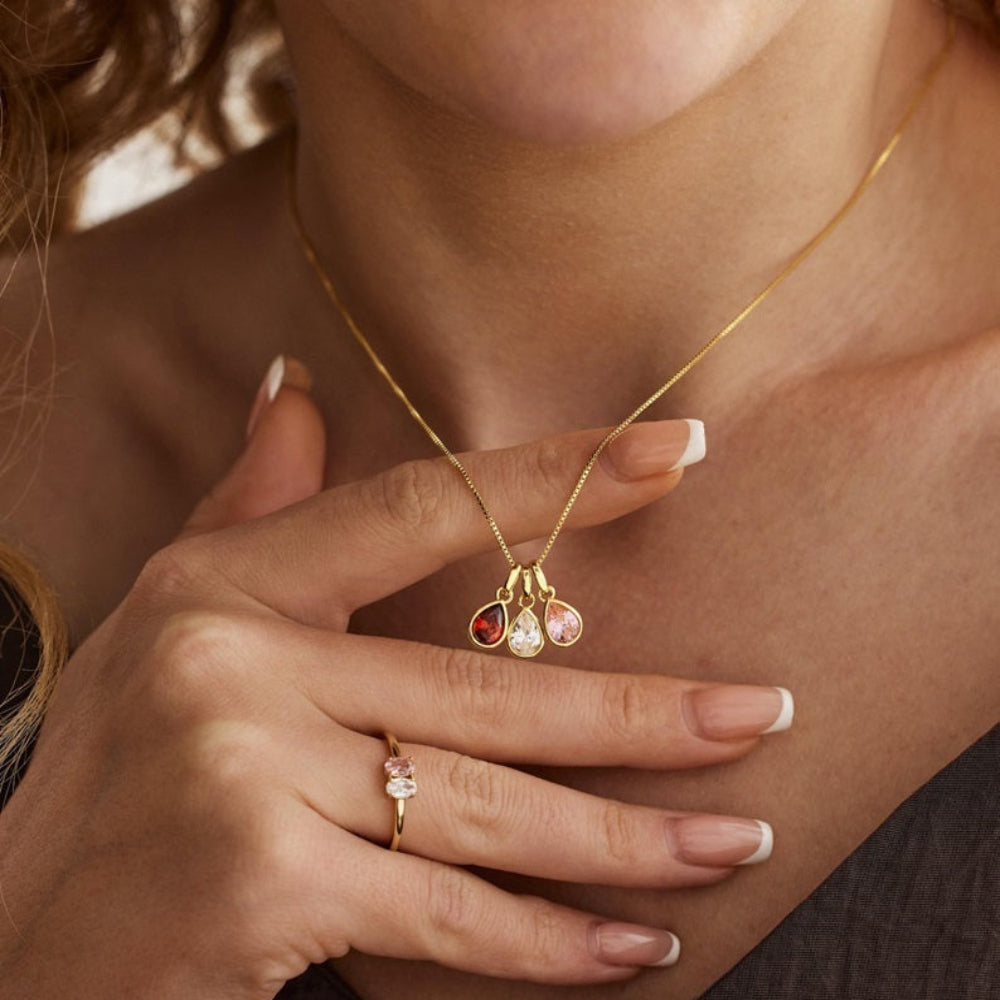 Customized Birthstone Necklace 2