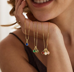 Customized Birthstone Necklace6