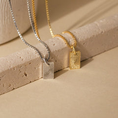 Customized Mini Fingerprint Tag Necklace