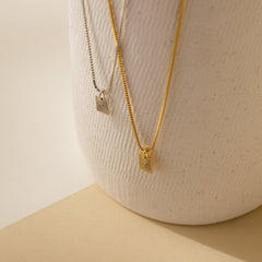 Customized Mini Fingerprint Tag Necklace
