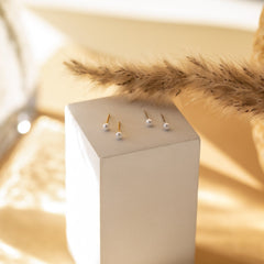 Dainty Pearl Studs