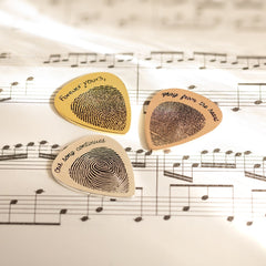 Fingerprint Guitar Pick