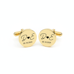 Personalized Cufflinks for Men Groom