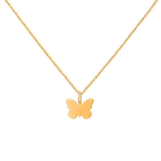 Mini Butterfly Pendant Necklace - Animal Necklace Craft By Jeluxa