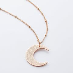 Ayatul Kursi Crescent Necklace - Jeluxa