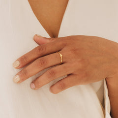 Minimalist Nala Tiny Heart Ring