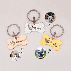 Personalized Bone Collar Tag For Your Love Pet