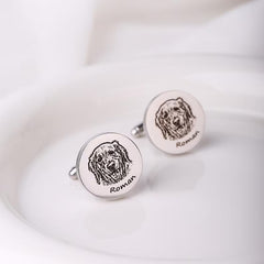 Personalization Pet Photo Cuff Links