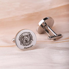 Personalization Pet Photo Cuff Links