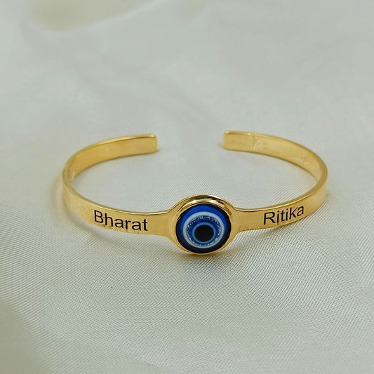 Personalize Evil Eye Bangle