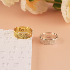 Personalized Dog Nose Print Ring