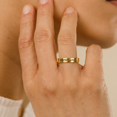 Personalized Engraved Message Ring