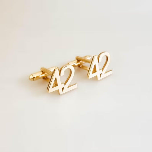 Personalized Number Cuff Links