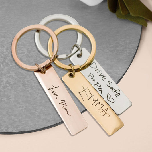 Personalized Actual Handwriting Keychain