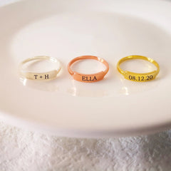 Personalized Carved Exquisite Ring