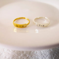 Personalized Carved Exquisite Ring