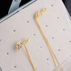 Personalized Chain Lapel Brooch for Bride-Groomsmen