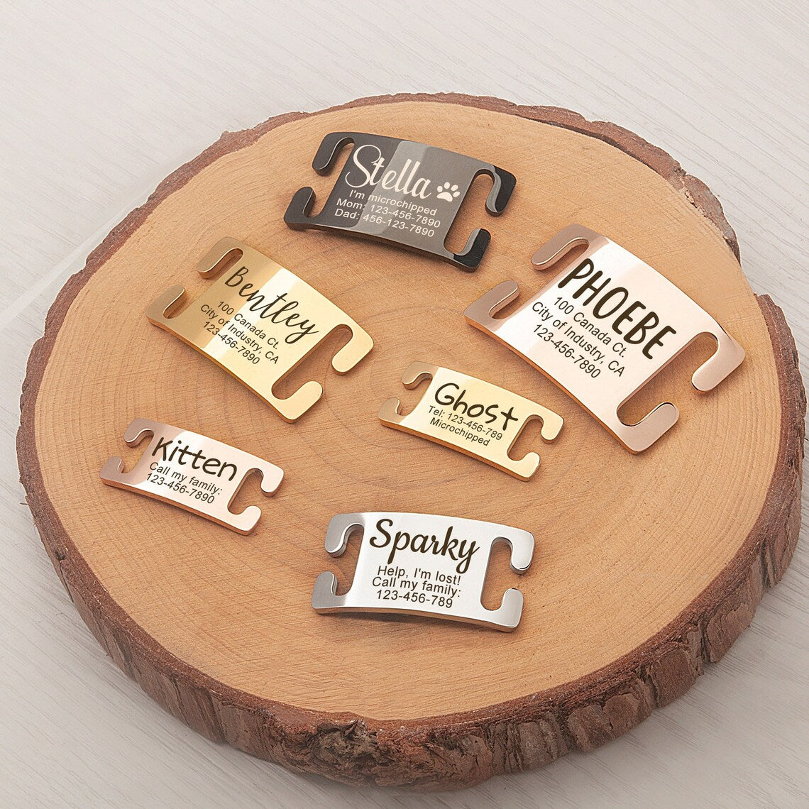 Personalized Custom Dog-Pet Id Collar Tags