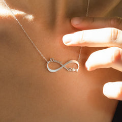 Personalized Custom Infinity Name Necklace