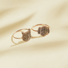Personalized Custom Pet Photo Ring For Pet Lovers