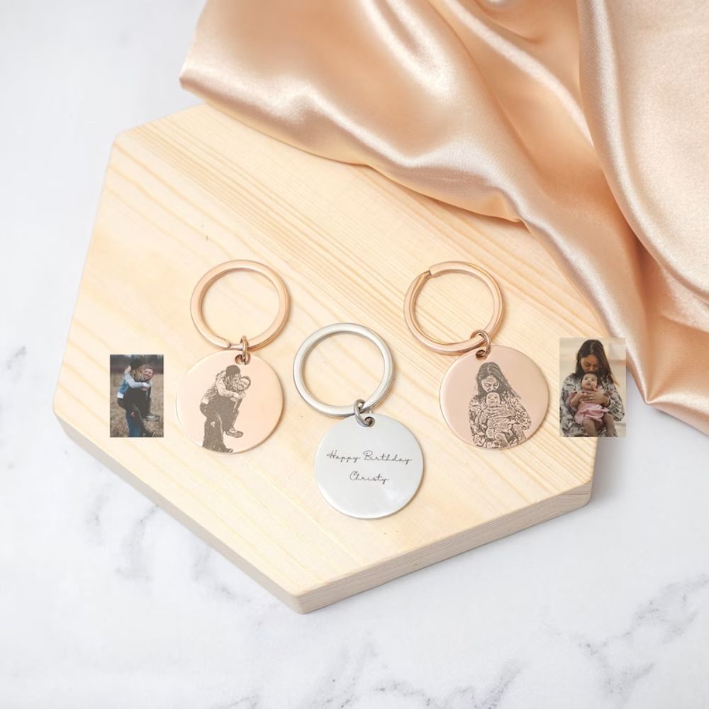 Personalized Custom Photo Keychain