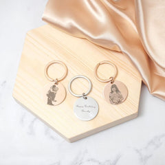 Personalized Custom Photo Keychain