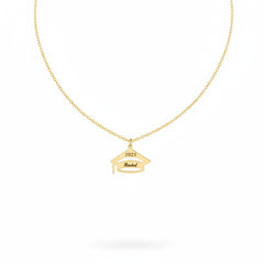 Personalized Graduation Cap Necklace