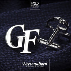 Personalized Handmade Initial Letter Cufflink