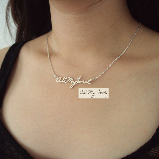 Personalized Handwriting Necklace